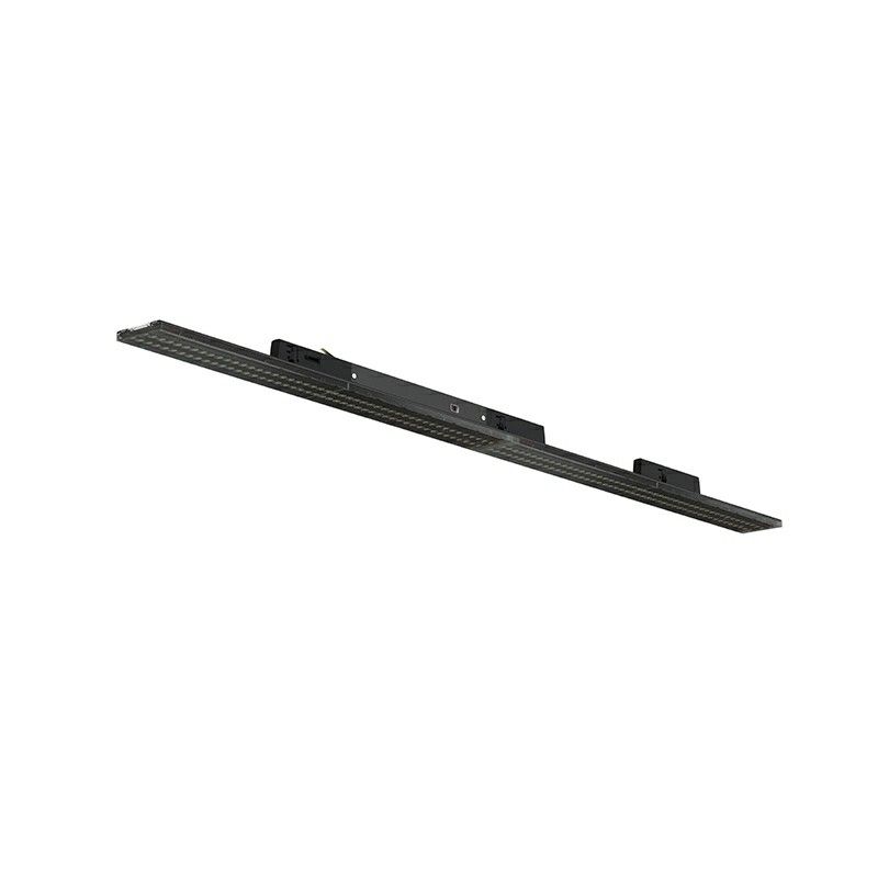 Black 3 phase track lighting lamp Tora, 27W/32W/37W/42W, white switch, 120 cm, Pro