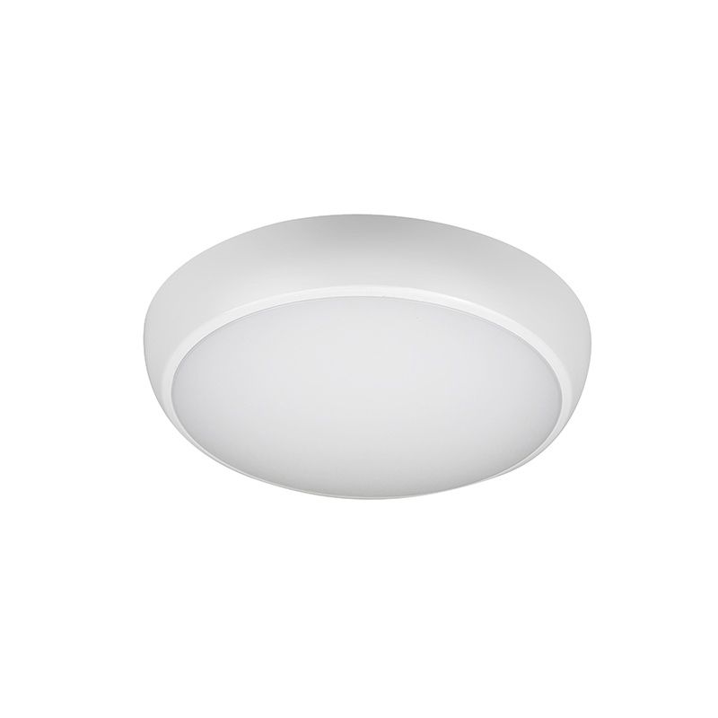 White staircase light plastic, Niamh, 13W, warm to cold white adjustable LED, IP54 White staircase light plastic, Niamh, 13W, warm to cold white adjustable LED, IP54