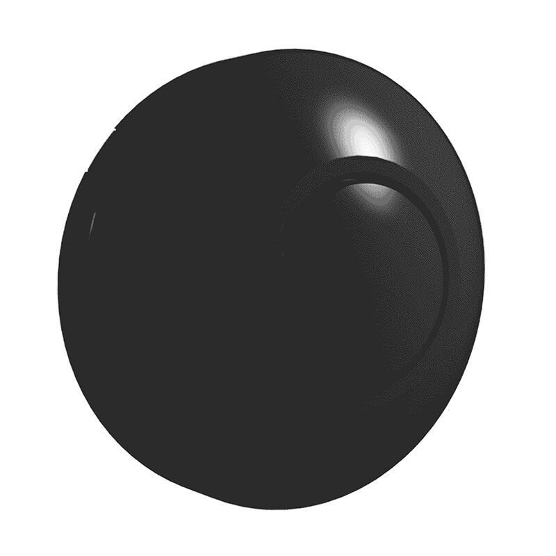 Black LED floor dimmer - 0-50W