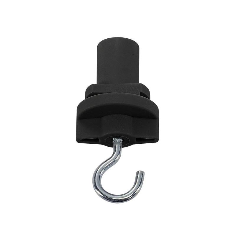 3-phase adapter with hook, black, Pro