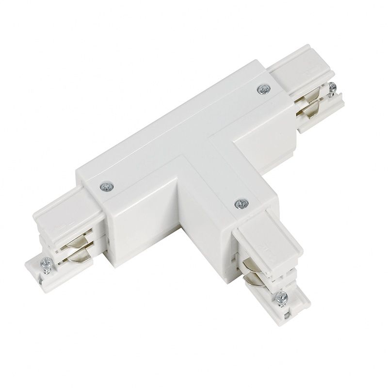T-shape connector for 3-phase track lighting, right 2, white, Pro