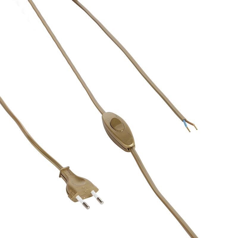 Bronze connection cable with switch, 2 meters Bronze connection cable with switch, 2 meters