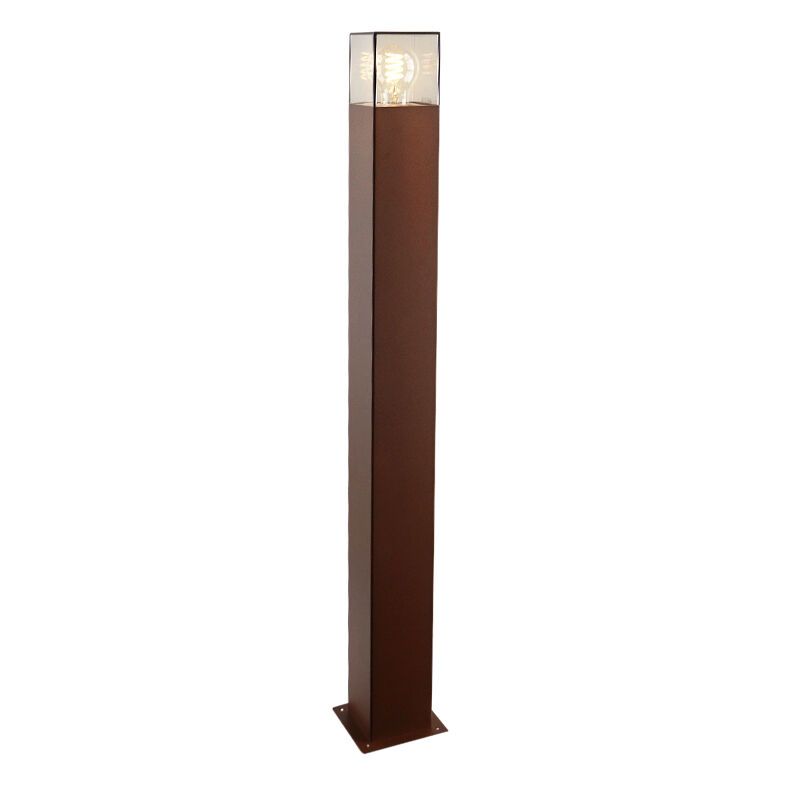 Modern outdoor light rust coloured, Sanel, IP44