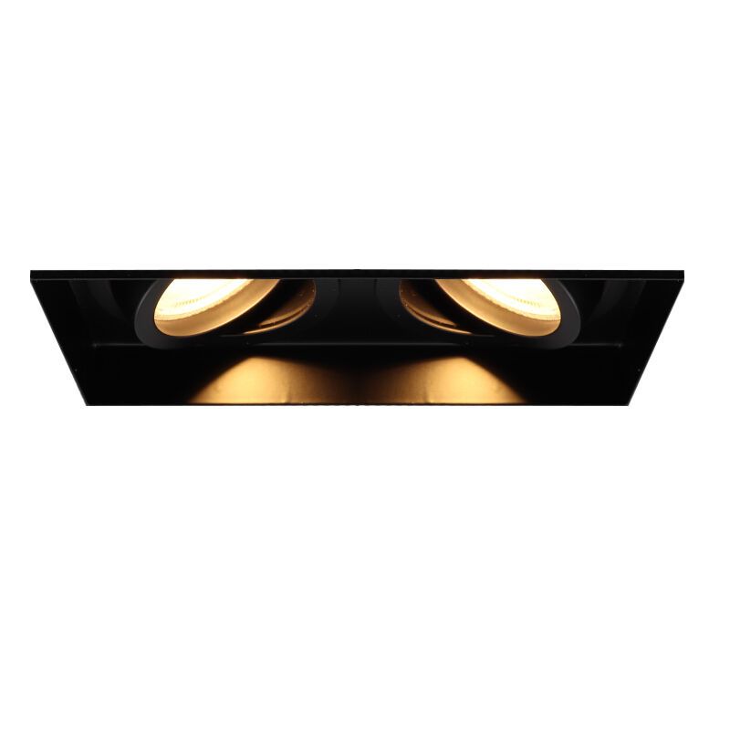 Aluminium trimless recessed downlight black, Royce Aluminium trimless recessed downlight black, Royce
