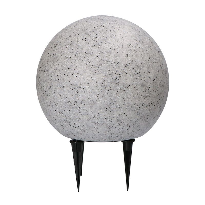 Grey modern garden spike light plastic, Stonie, 4,5W, 2700K LED, IP65