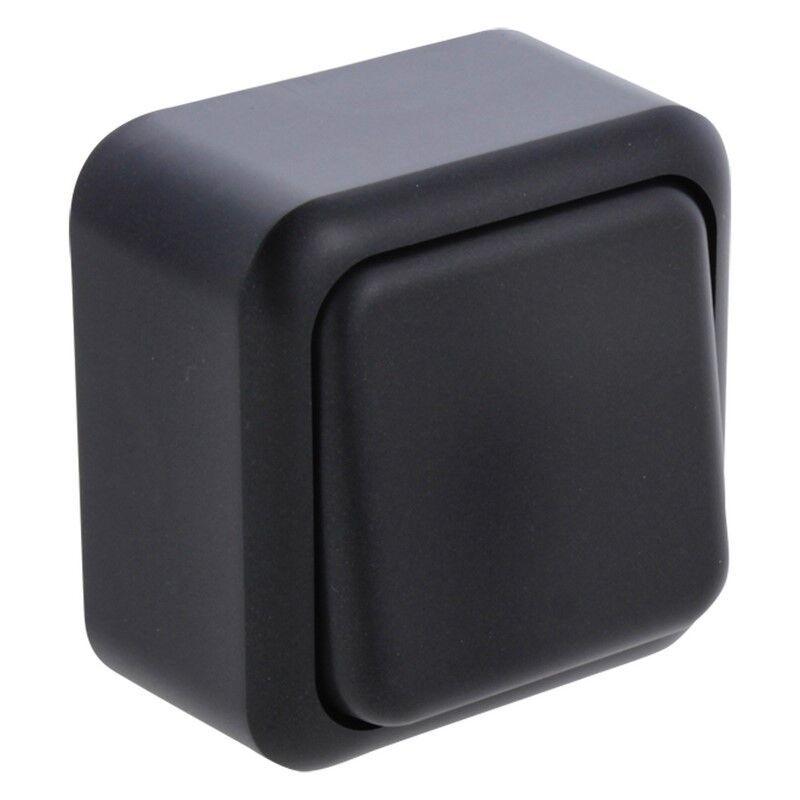 Q-Link surface mounted switch, black Q-Link surface mounted switch, black