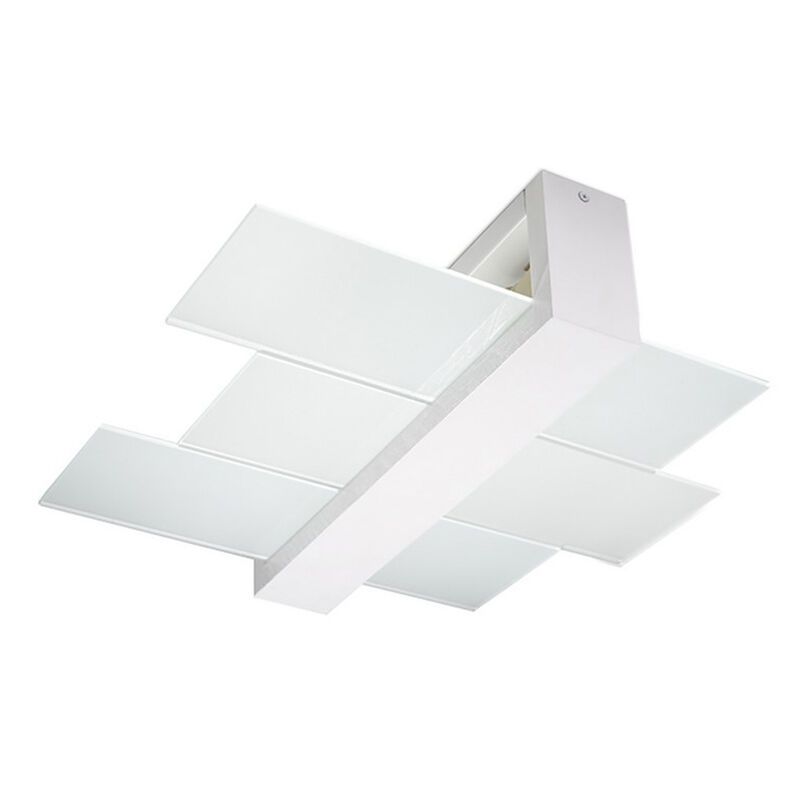 Glass ceiling light white, Fouzia