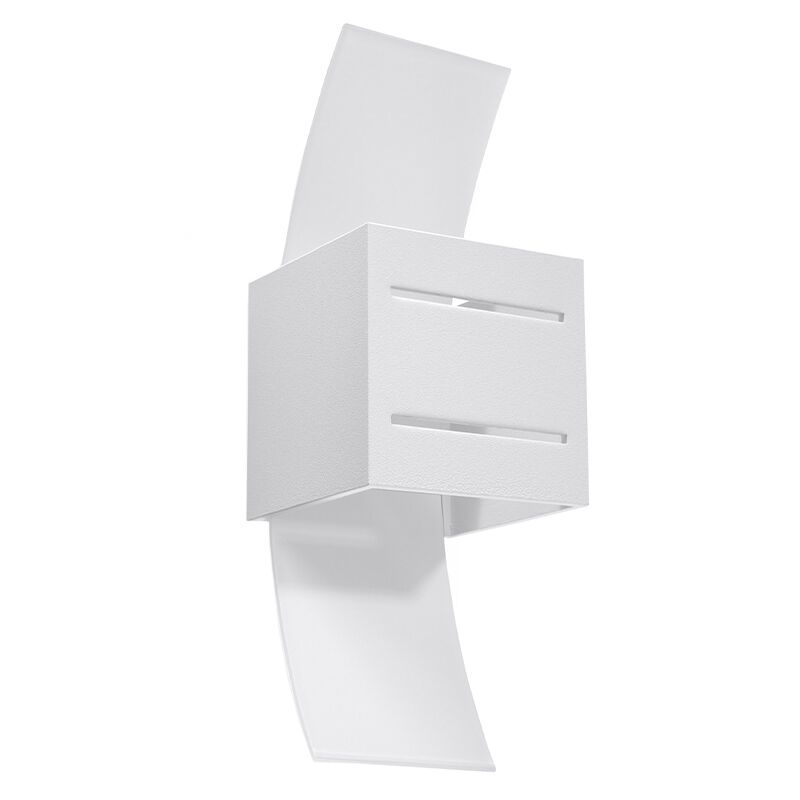 Aluminium up down wall light white, Jasmien