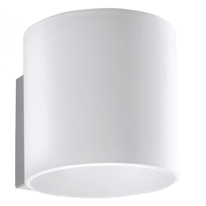 Glass up down wall light white, Jermain