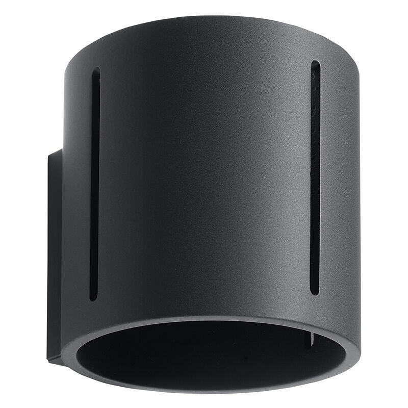 Aluminium up down wall light black, Jamey