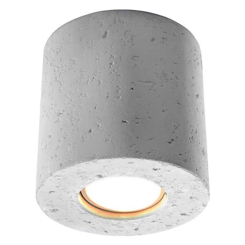 Concrete surface mounted downlight grey, Amely