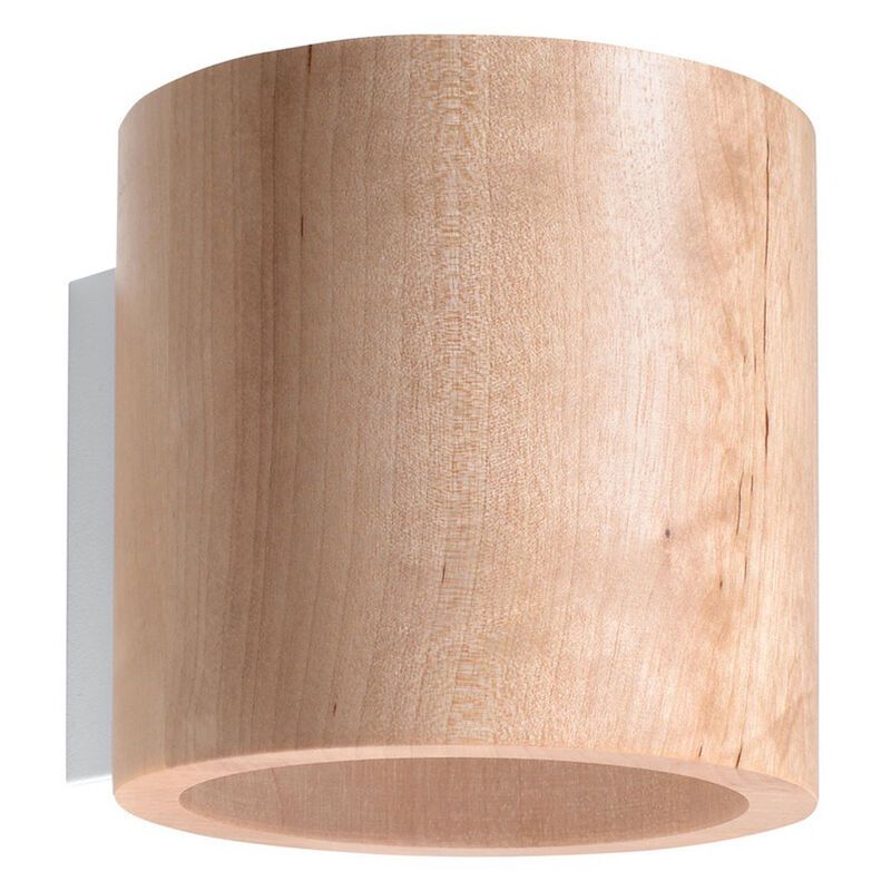 Wood up down wall light brown, Amely Wood up down wall light brown, Amely
