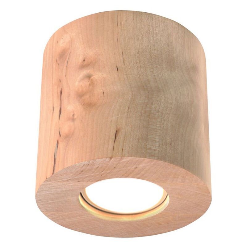 Wood surface mounted downlight brown, Amely Wood surface mounted downlight brown, Amely