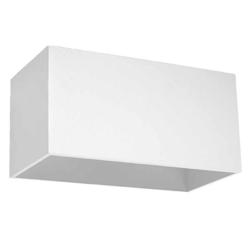 Aluminium up down wall light white, Andro