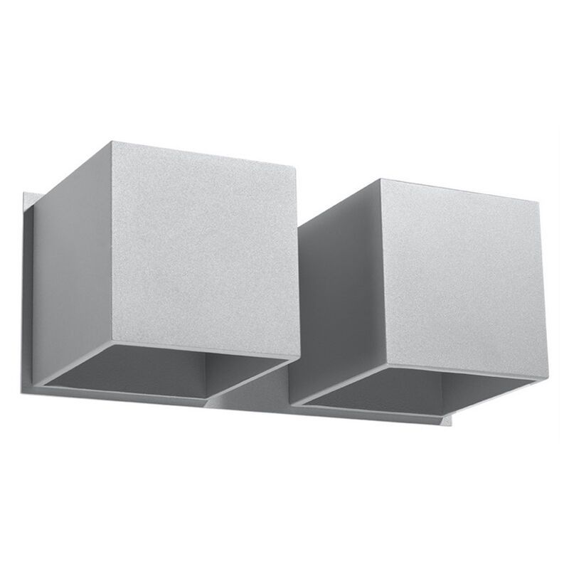 Aluminium up down wall light grey, Andro Aluminium up down wall light grey, Andro