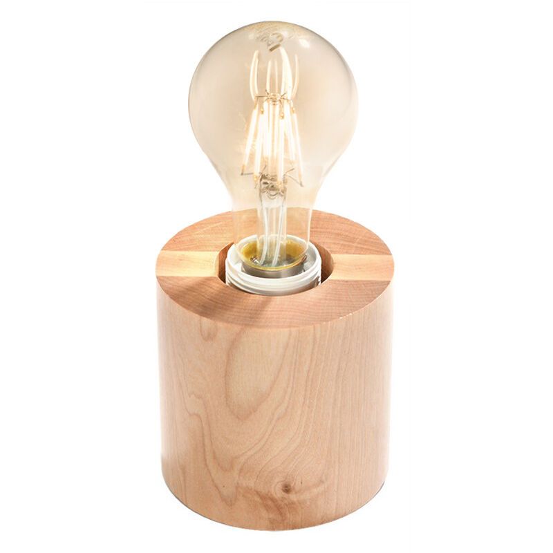 Wood table lamp brown, Anela Wood table lamp brown, Anela