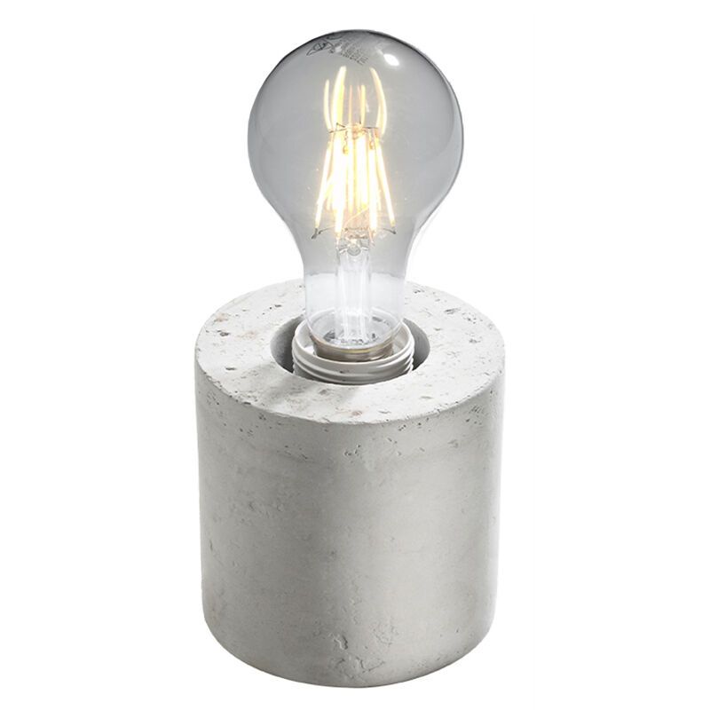 Concrete table lamp grey, Anela