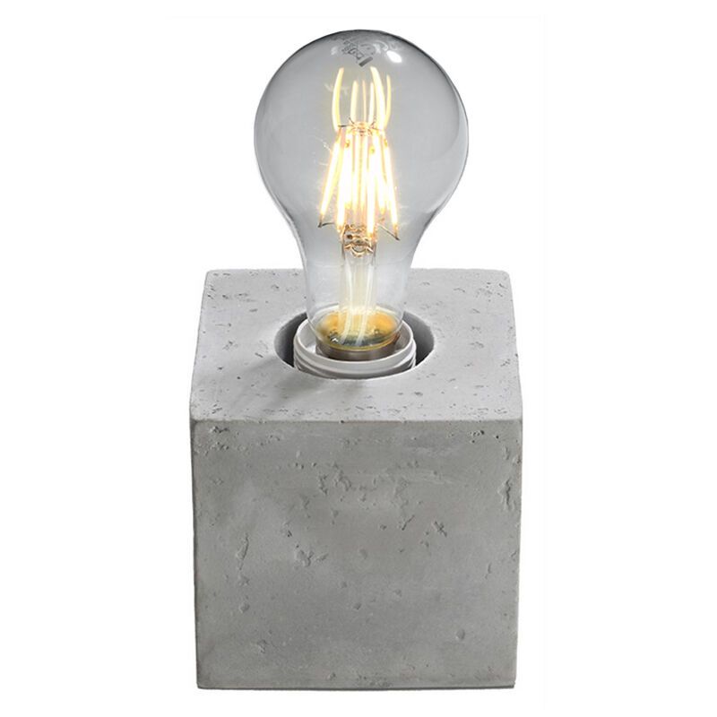 Concrete table lamp grey, Anniko