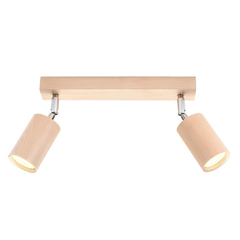 Wood ceiling spotlight brown, Fredrik