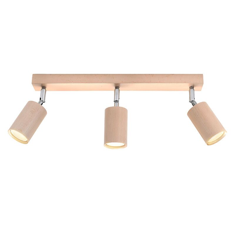 Wood ceiling spotlight brown, Fredrik