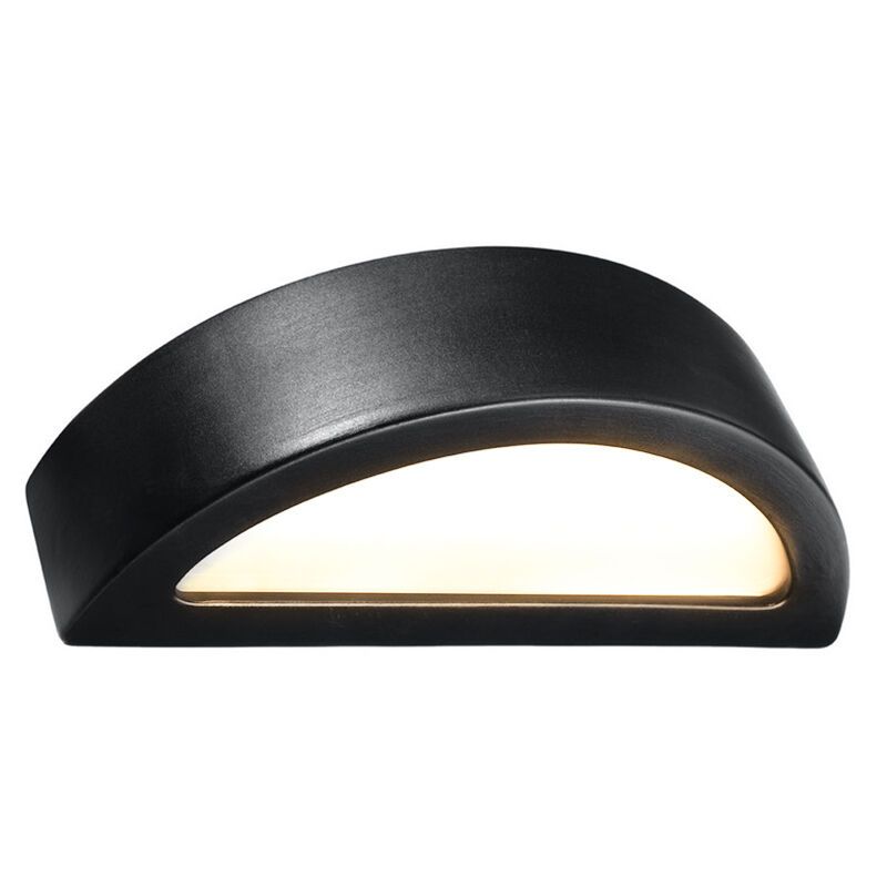 Glass up down wall light black, Fadila