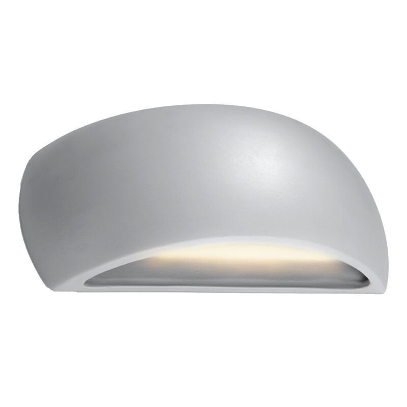Glass up down wall light grey, Laurenz
