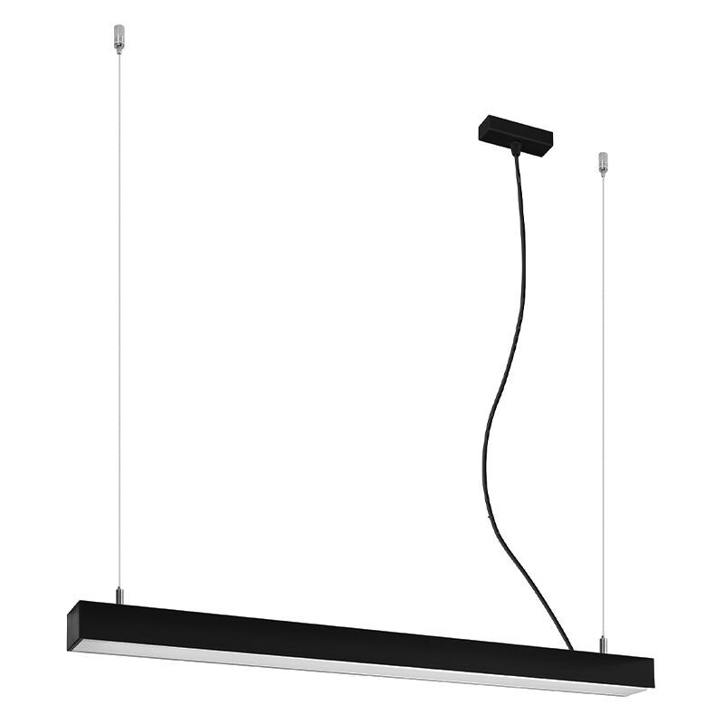 Aluminium pendant light black, Mascha, 31W, 3000K LED