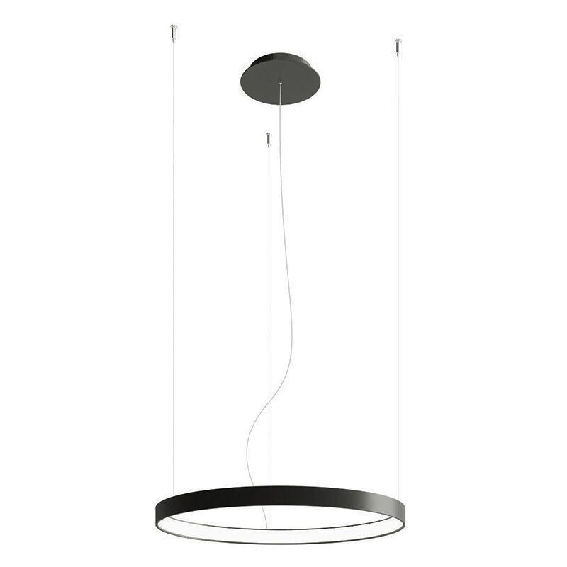 Aluminium pendant light black, Ringo, 30W, 3000K LED