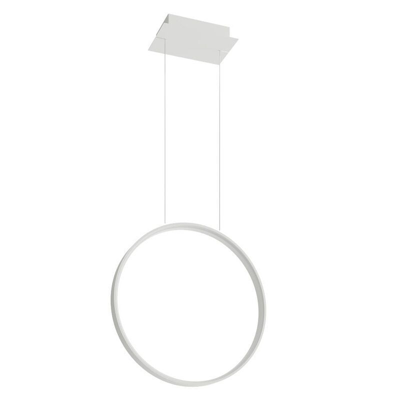 Aluminium pendant light white, Ringo, 30W, 3000K LED
