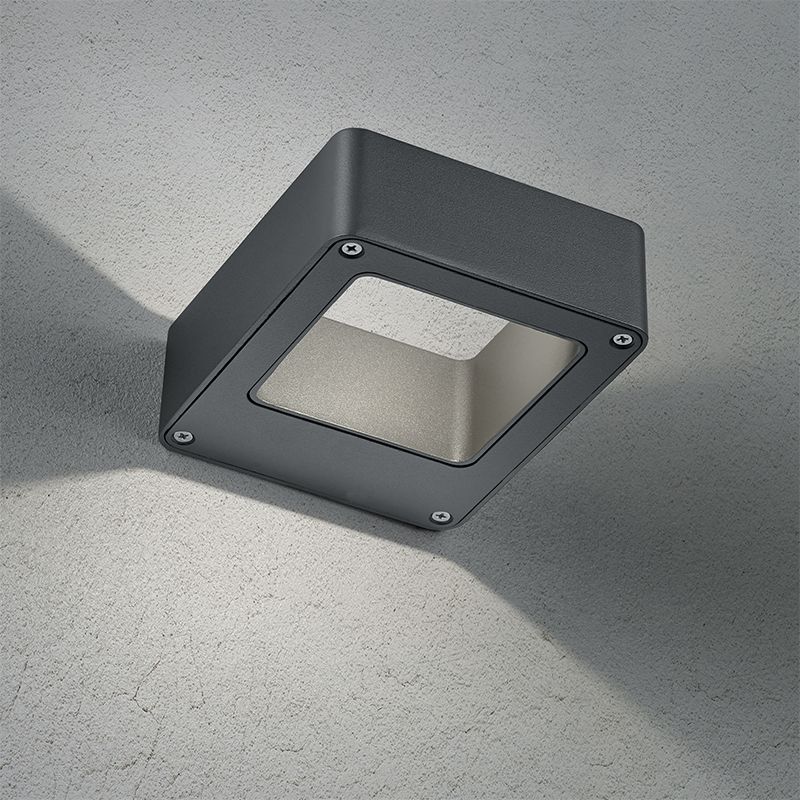 Anthracite outdoor light modern, Norton, 4,5W, 3000K LED, IP54 Anthracite outdoor light modern, Norton, 4,5W, 3000K LED, IP54