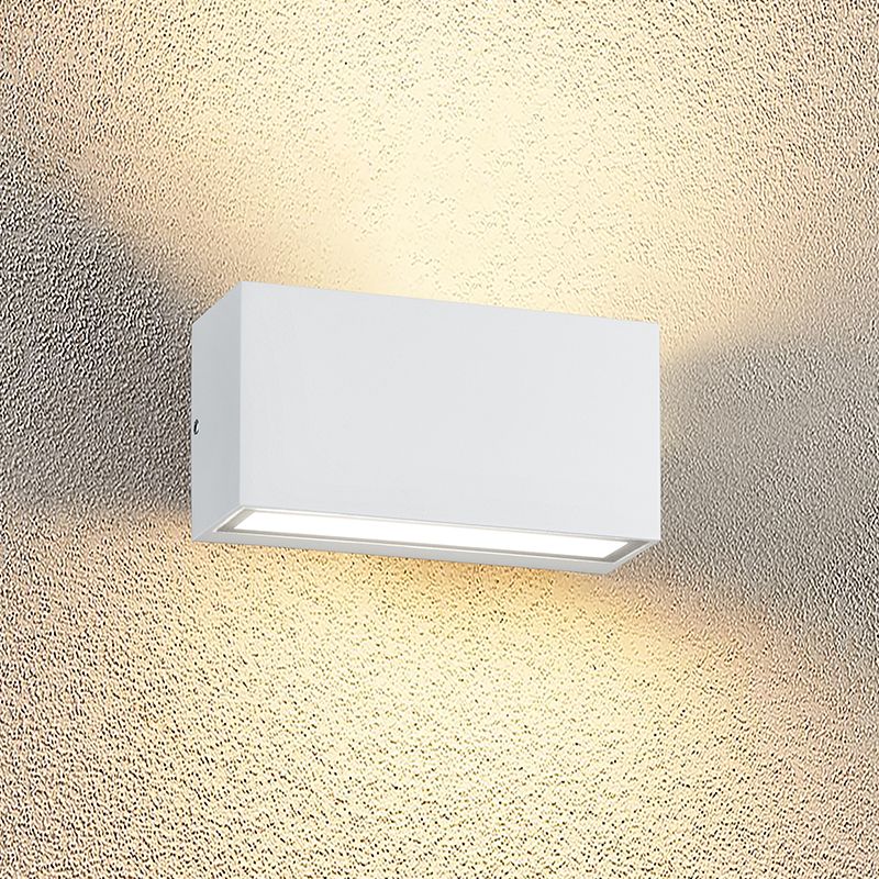 White outdoor light modern, Seby, 10W, 3000K LED, IP65