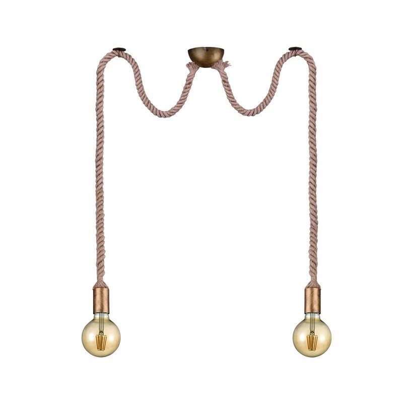Bronze pendant light without shade rustic, Inca Bronze pendant light without shade rustic, Inca