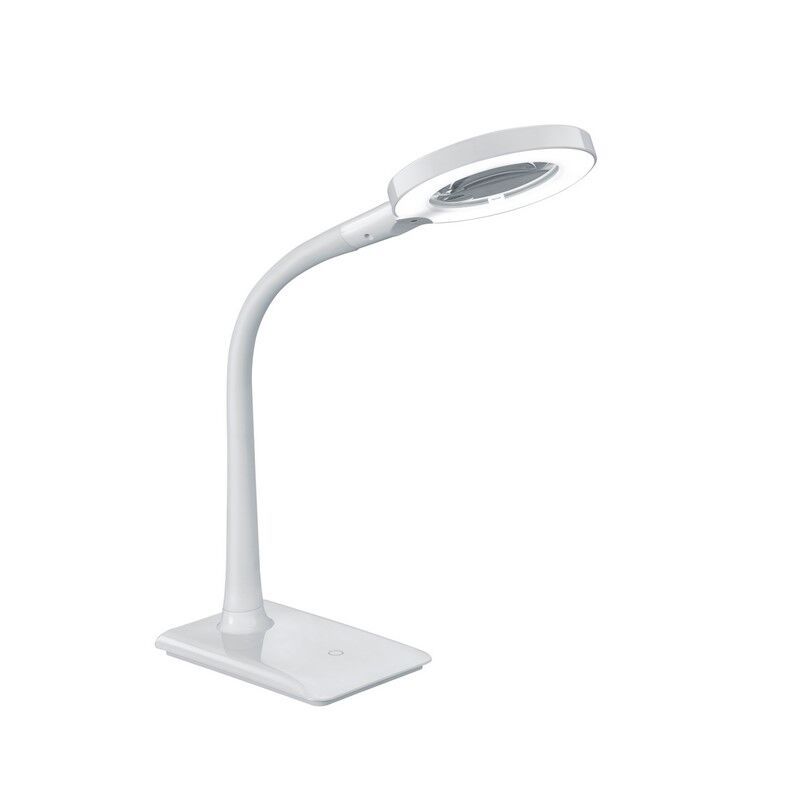 White desk lamp modern, Ulyssae, 5W, 3500K LED, with switch White desk lamp modern, Ulyssae, 5W, 3500K LED, with switch