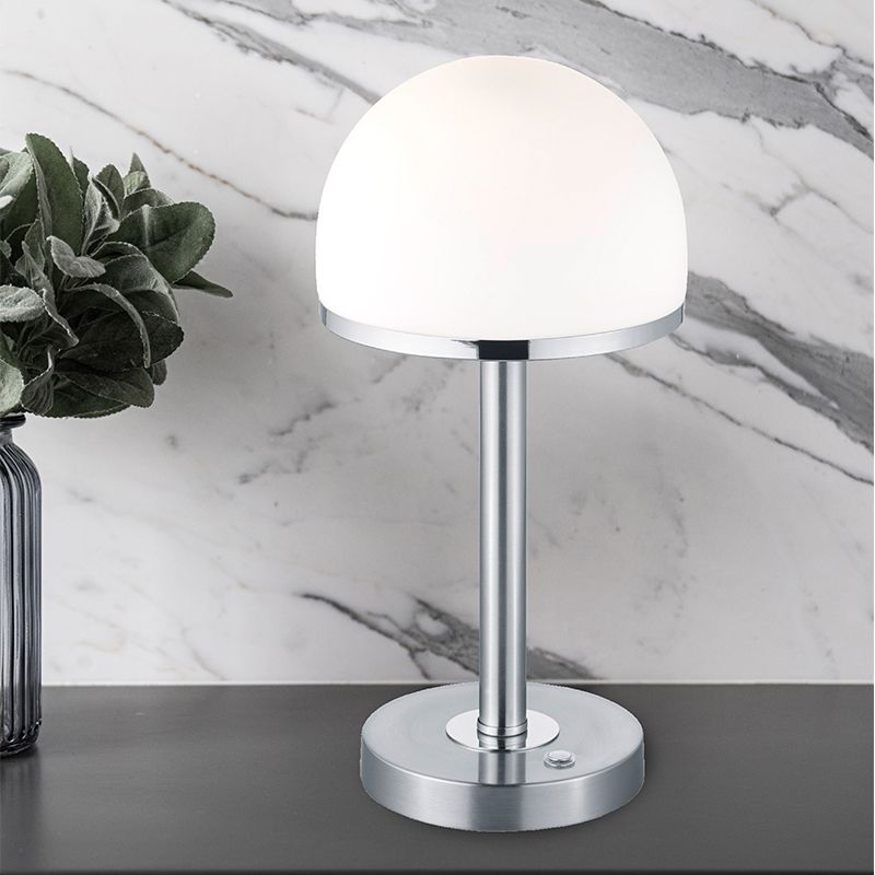 Nickel table lamp modern, Willem, 4W, 3000K LED, with switch
