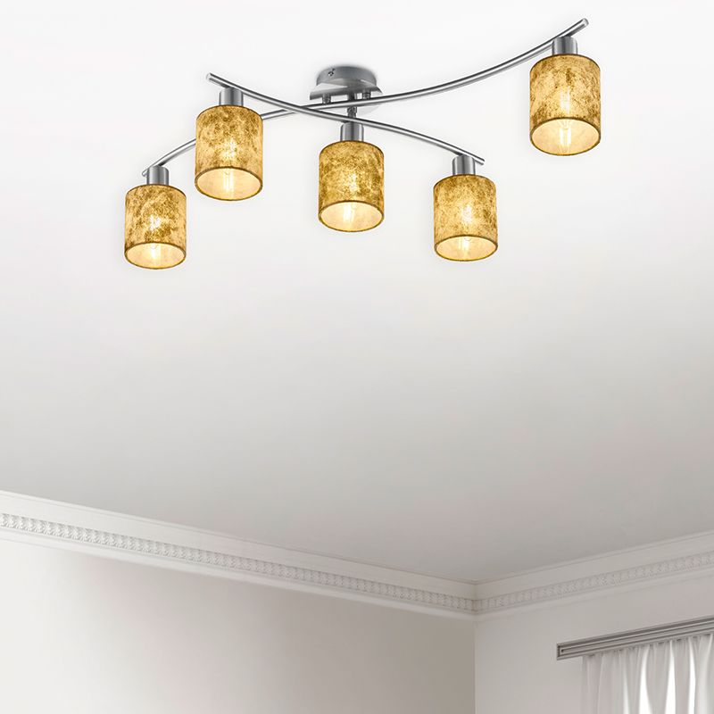 Black flush ceiling light modern, Kyan