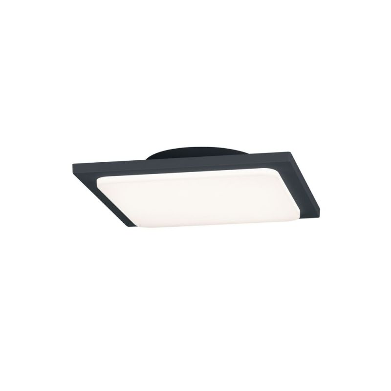 Anthracite outdoor light aluminium, Elonzo, 18W, 3000K LED, IP54