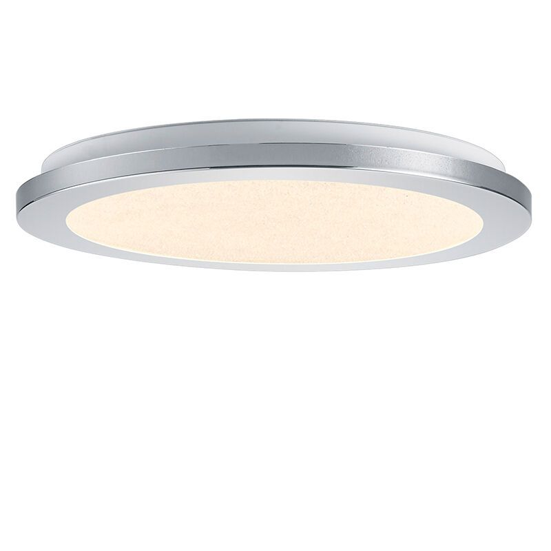 Chrome flush ceiling light modern, Marie, 15W, 3000K LED, IP44 Chrome flush ceiling light modern, Marie, 15W, 3000K LED, IP44