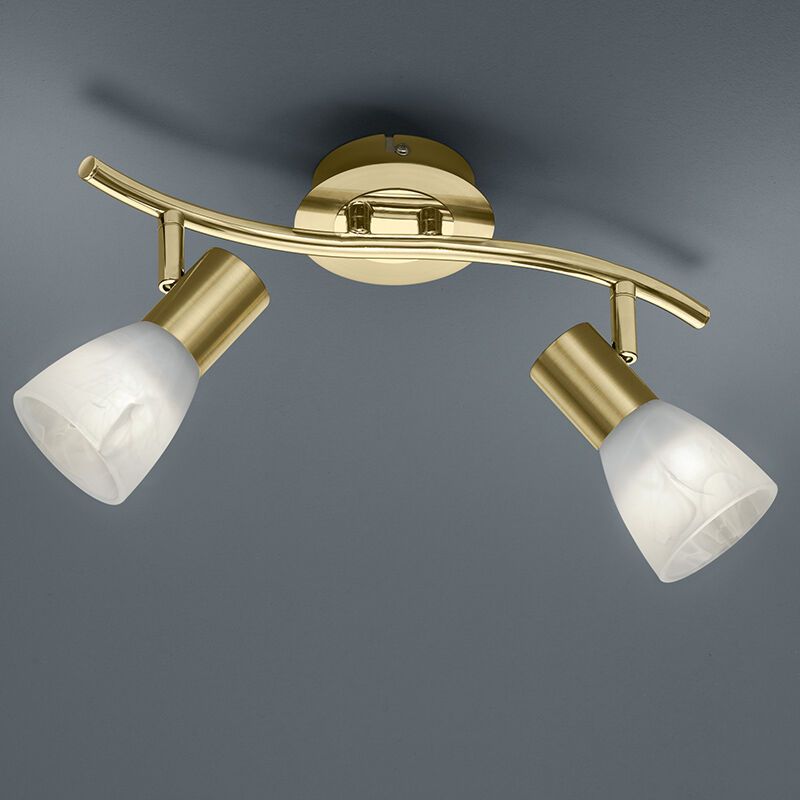 Brass ceiling spotlight modern, Gustav