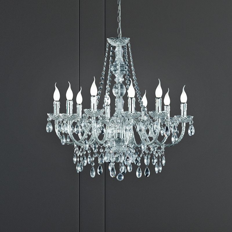 Transparent chandelier classic, Pedra Transparent chandelier classic, Pedra