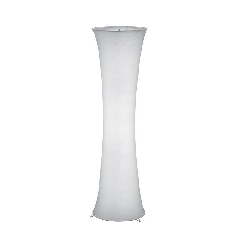 White floor lamp metal, Vivy, with switch