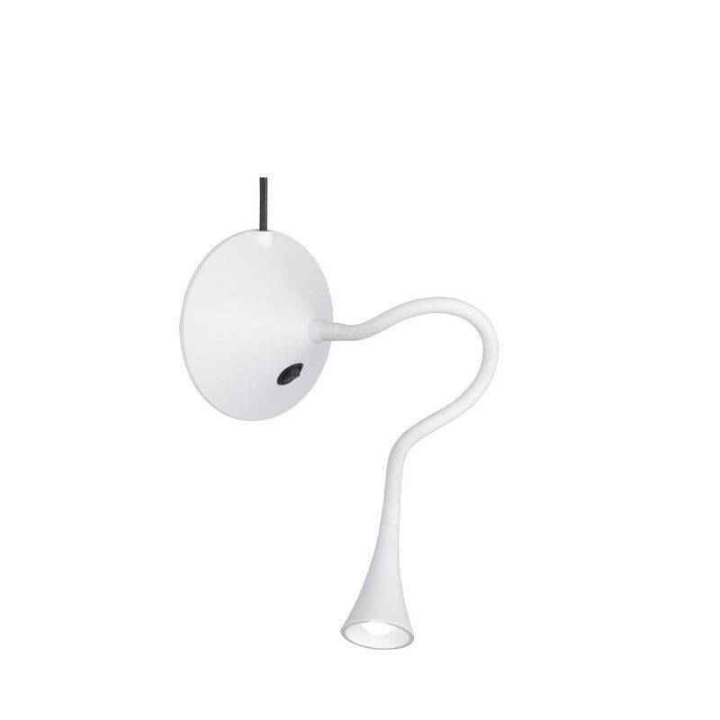 White desk lamp modern, Yelaisa, 3W, 3000K LED, with switch White desk lamp modern, Yelaisa, 3W, 3000K LED, with switch