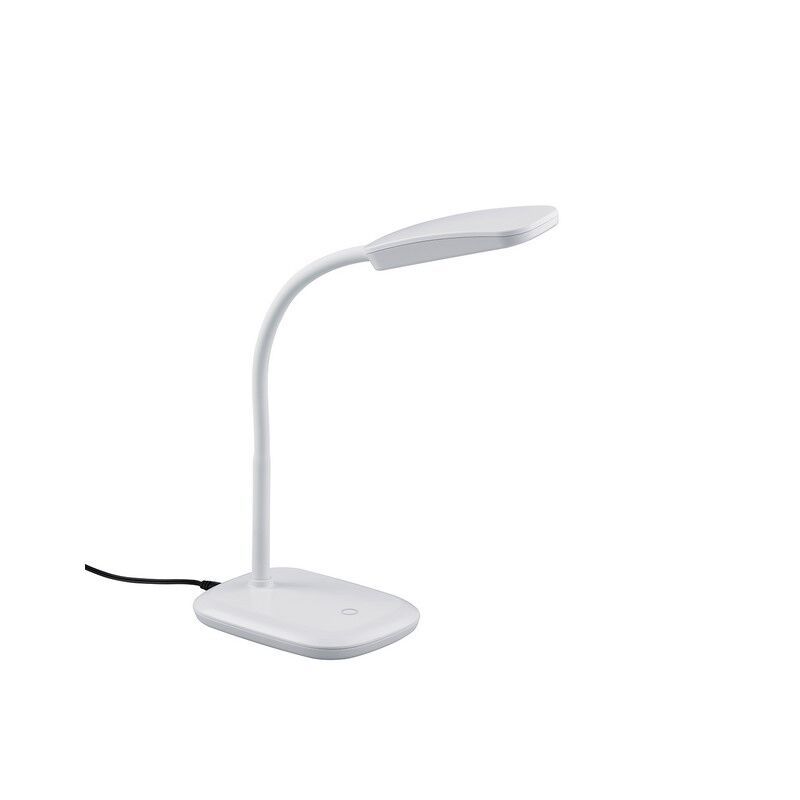 White desk lamp modern, Charlot, 3,5W, 3000K LED, with switch