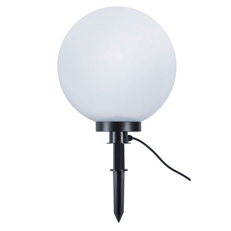 White garden spike light plastic, Ytske, IP44 White garden spike light plastic, Ytske, IP44