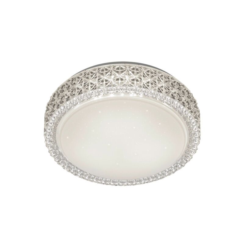 White flush ceiling light classic, Valentina, 12W, 3000K LED