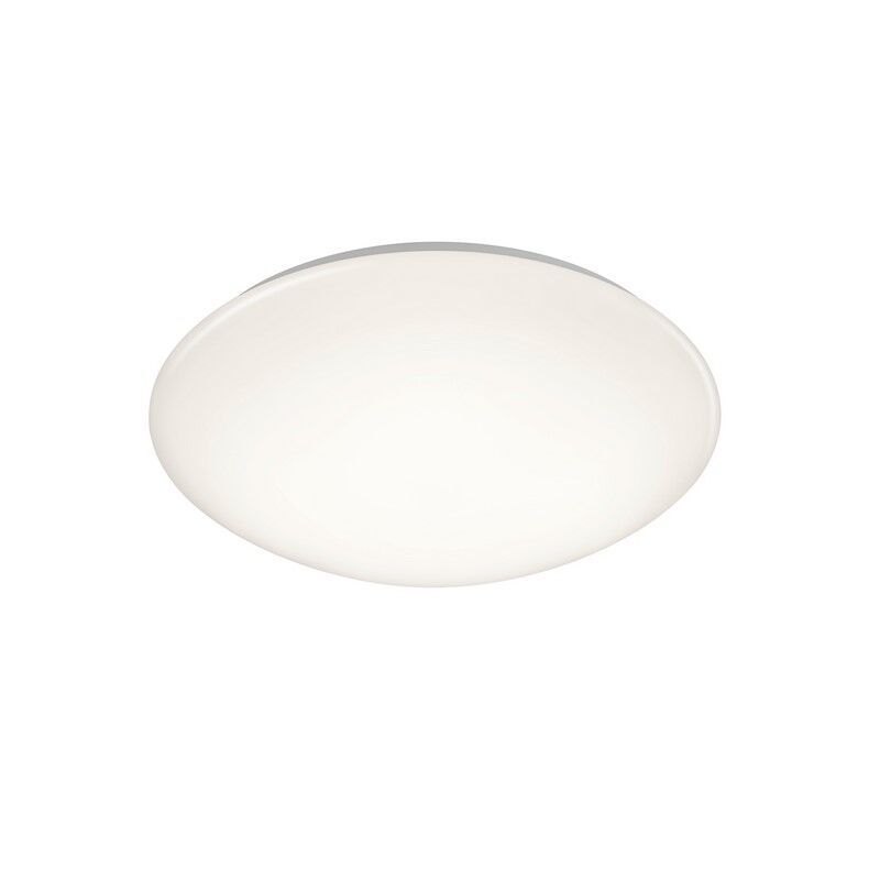 White flush ceiling light plastic, Vanysia, 15W, 3000K LED, IP44 White flush ceiling light plastic, Vanysia, 15W, 3000K LED, IP44