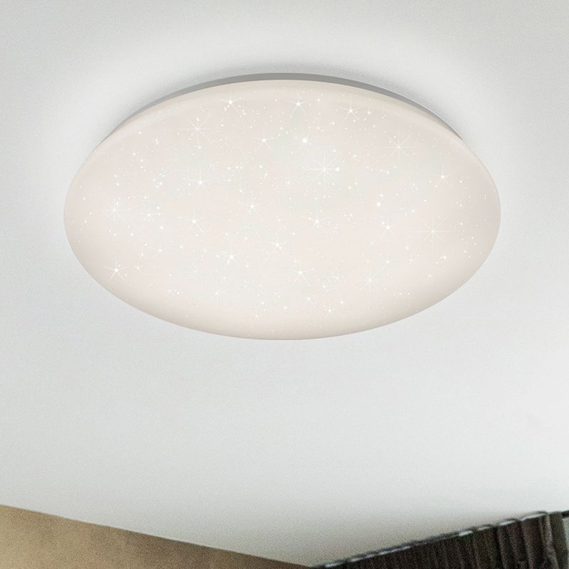 White flush ceiling light modern, Beert, 21W, 4000K LED, IP44