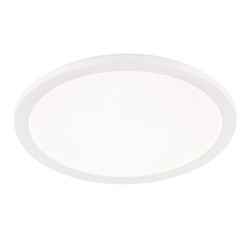 White flush ceiling light modern, Gistrup, 24W, 3000K LED, IP44