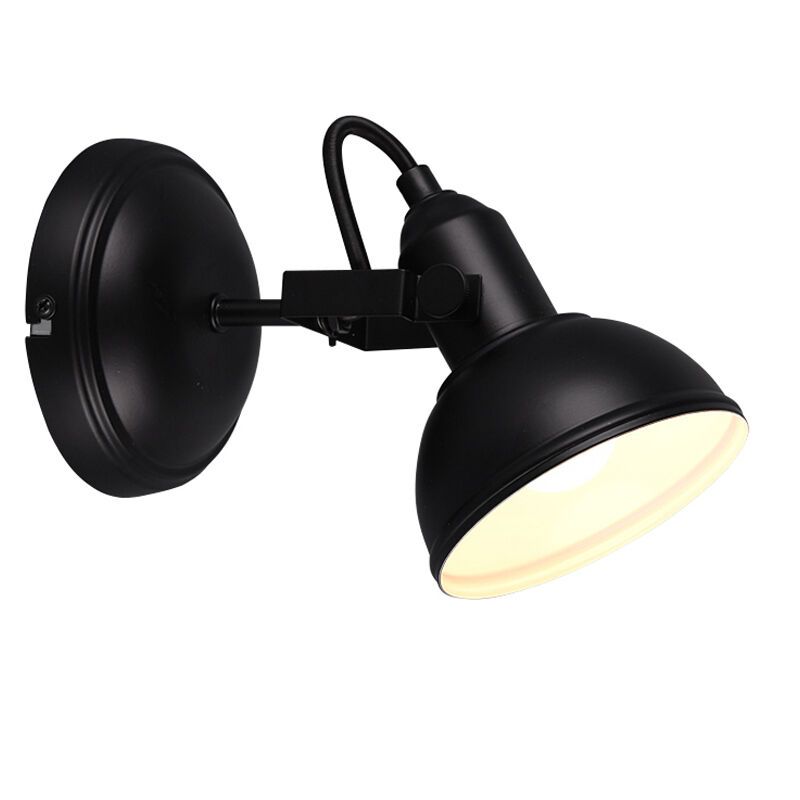 Black wall spotlight industrial, Kibek