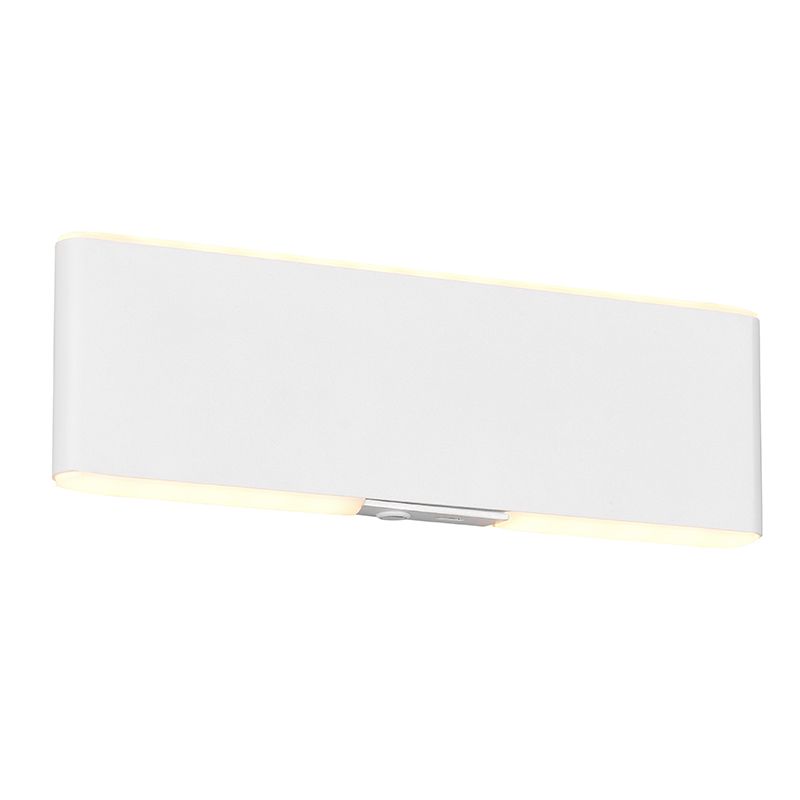 White up down wall light modern, Zwier, 2W, warm to cold white adjustable LED, with switch