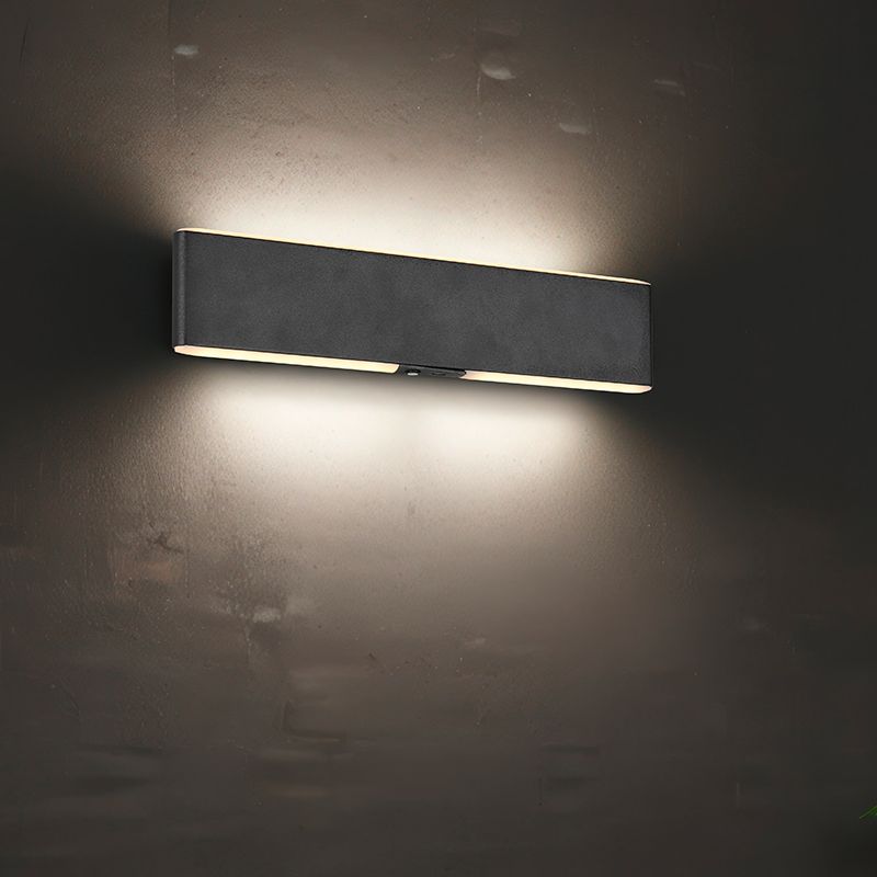 Black up down wall light modern, Zwier, 3W, warm to cold white adjustable LED, with switch Black up down wall light modern, Zwier, 3W, warm to cold white adjustable LED, with switch